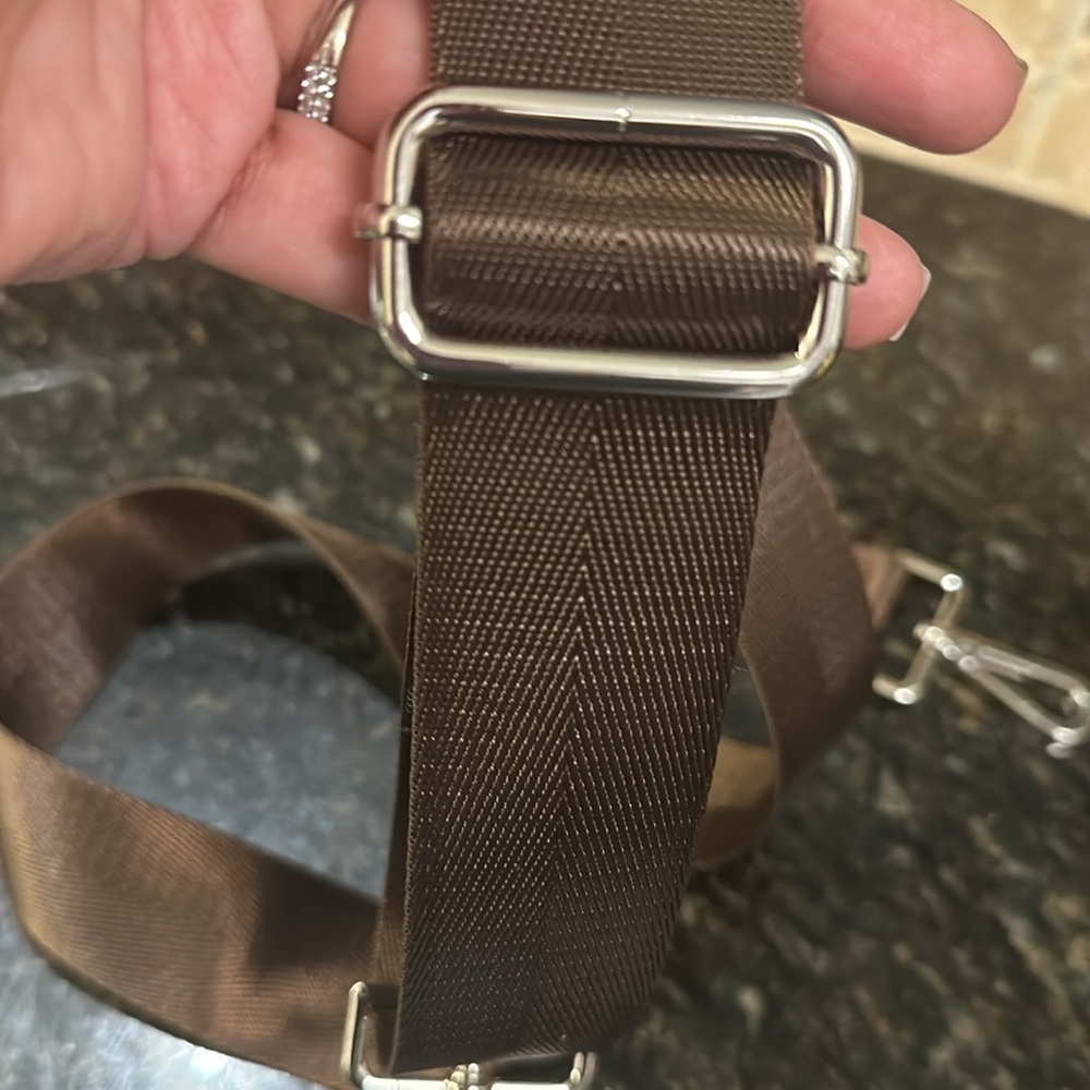 New Brown Replacement Strap , Silver Hardware Gui… - image 3